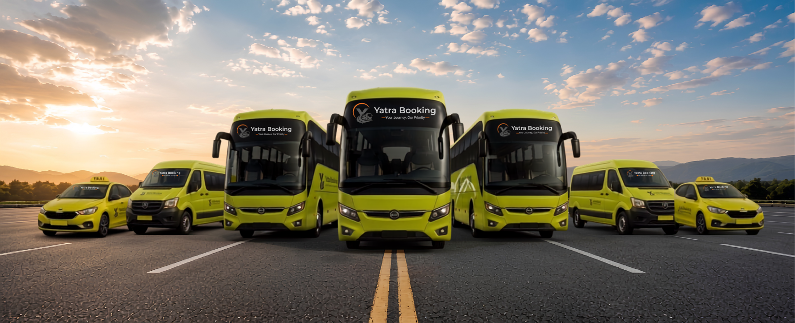 Yatra Booking bus fleet